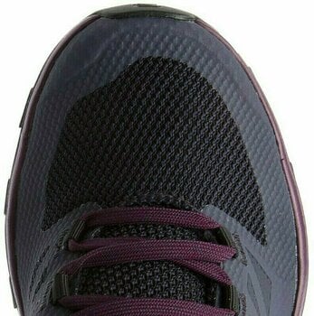 Womens Outdoor Shoes Salomon Outline GTX W Graphite/Potent Purple 37 1/3 Womens Outdoor Shoes - 8