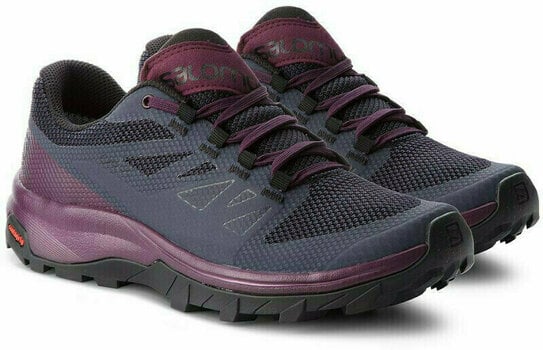 Dámske outdoorové topánky Salomon Outline GTX W Graphite/Potent Purple 38 2/3 Dámske outdoorové topánky - 4