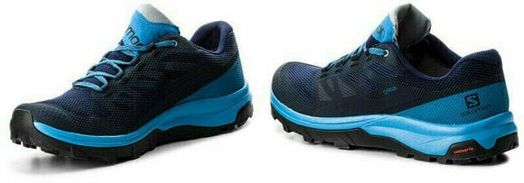 Moški pohodni čevlji Salomon Outline GTX Navy Blaze/Indigo Bun 46 Moški pohodni čevlji - 3