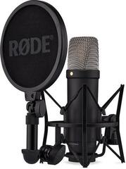 Studio Condenser Microphone Rode NT1 5th Generation Black SET Studio Condenser Microphone - 1