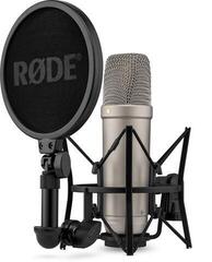 Studio Condenser Microphone Rode NT1 5th Generation Silver SET Studio Condenser Microphone - 1