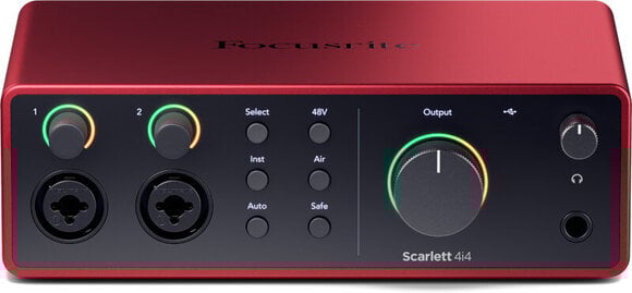 Interfaz de audio USB Focusrite Scarlett 4i4-4 Gen SET Interfaz de audio USB - 4