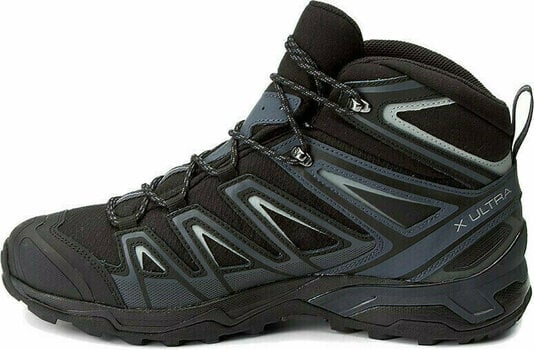 Mens Outdoor Shoes Salomon X Ultra 3 Mid GTX Black/India Ink/Monument 44 2/3 Mens Outdoor Shoes - 5