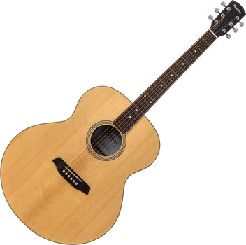 Jumbo akoestische gitaar Pasadena PJ-250 Open Pore SET Natural Jumbo akoestische gitaar - 2