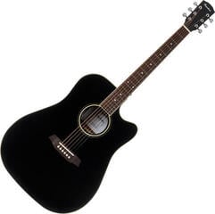 Dreadnought Guitar Pasadena PDC-300 SET Black Dreadnought Guitar - 1