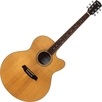 Guitare acoustique Jumbo Pasadena PJC-300 SET Natural Satin Guitare acoustique Jumbo - 2