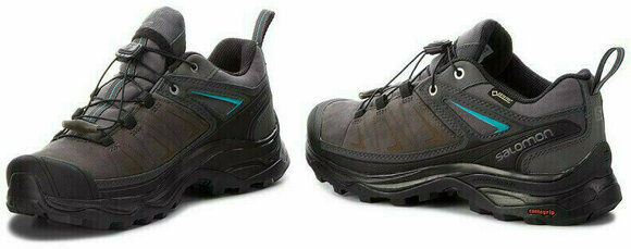 Womens Outdoor Shoes Salomon X Ultra 3 Ltr GTX W Magnet/Phantom/Bluebird 36 2/3 Womens Outdoor Shoes - 2