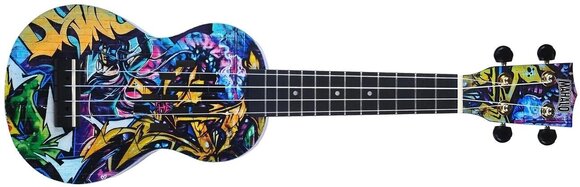 Soprano ukulele Mahalo MA1GR Art II Series SET Graffiti Soprano ukulele - 3