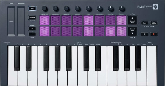 MIDI mesterbillentyűzet Novation FLkey Mini SET MIDI mesterbillentyűzet - 3