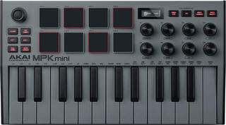 MIDI keyboard Akai MPK mini MK3 SET Grey MIDI keyboard - 1