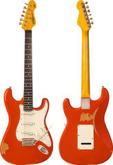Guitarra elétrica Vintage V6MRFR SET Firenza Red Guitarra elétrica - 3