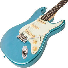 Guitarra elétrica Vintage V6CAB SET Candy Apple Blue Guitarra elétrica - 3