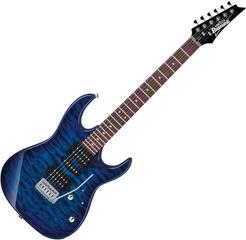 Elektrisk gitarr Ibanez GRX70QA-TBB SET 2 Transparent Blue Burst Elektrisk gitarr - 1