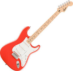 E-Gitarre Fender Squier FSR Limited Edition Sonic Stratocaster SET 2 Fiesta Red E-Gitarre - 1