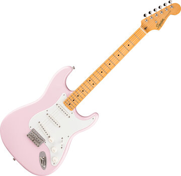 Electric guitar Fender Squier Classic Vibe '50s Stratocaster HT MN SET 2 Shell Pink Electric guitar - 2