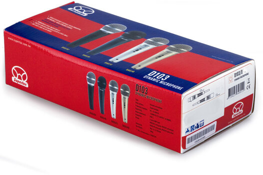 Dinamički mikrofon za vokal Superlux D103 13X SET Dinamički mikrofon za vokal - 3