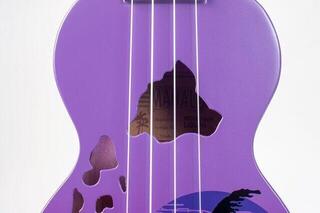 Soprano Ukulele Mahalo Hawaii SET 2 Hawaii Purple Burst Soprano Ukulele - 2