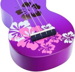 Soprano Ukulele Mahalo Hibiscus SET 2 Hibiscus Purple Burst Soprano Ukulele - 2