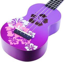 Soprano Ukulele Mahalo Hibiscus SET 2 Hibiscus Purple Burst Soprano Ukulele - 3