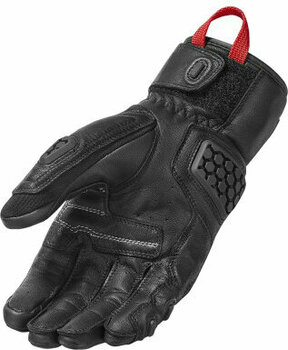 Motorcykelhandskar Rev'it! Gloves Sand 3 Black-Silver L - 2
