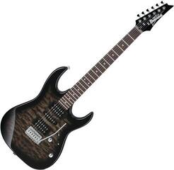 Elektrisk gitarr Ibanez GRX70QA-TKS SET 3 Transparent Black Burst Elektrisk gitarr - 1