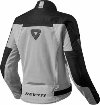 Textile Jacket Rev'it! Airwave 2 Ladies Black-Silver 36 Textile Jacket - 2