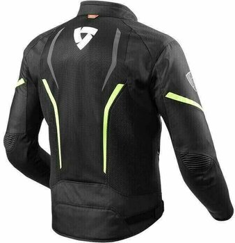 Tekstilna jakna Rev'it! Jacket GT-R Air 2 Black-Neon Yellow L - 2