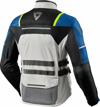 Textile Jacket Rev'it! Offtrack Silver/Blue XL Textile Jacket - 2