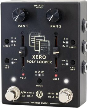 Gitareffekt Walrus Audio Xero Polylooper Black SET - 3