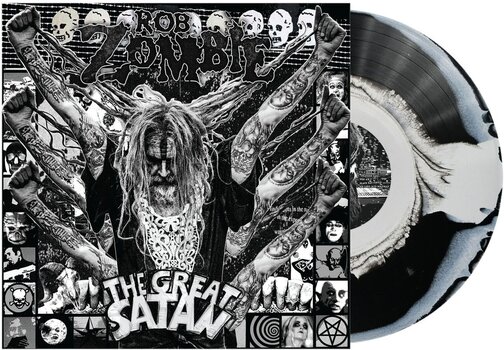 Вінілові платівки Rob Zombie - The Great Satan (Gatefold Sleeve) (Black/White Coloured) (LP) - 2