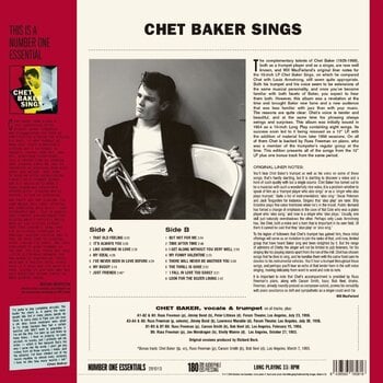 Vinyl Record Chet Baker - Sings (Limited Edition) (LP) - 2