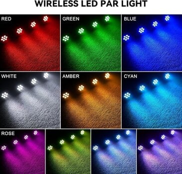 LED PAR LWS Mini BAT Light LED PAR - 7