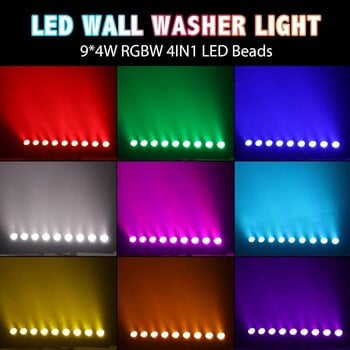 LED-balk LWS 9 pcs Wash TRI LED-balk - 3