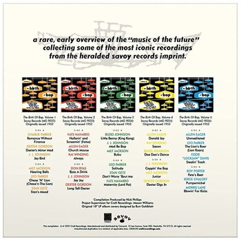 LP ploča Various Artists - The Birth Of Bop: The Savoy (Mono) (Box Set) (5 x 10" Vinyl) - 3