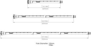 Supporto per cellulare/tablet Railblaza Extenda Pole 1000 Supporto per cellulare/tablet - 2