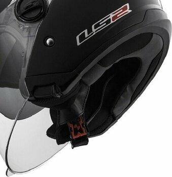 Helmet LS2 OF569 Track Solid White XL Helmet - 7