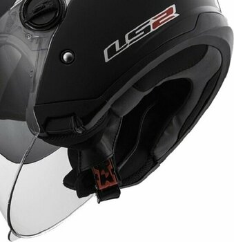 Helmet LS2 OF569 Track Solid White M Helmet - 3
