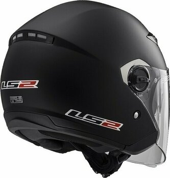 Helmet LS2 OF569 Track Matt Black 2XL Helmet - 5