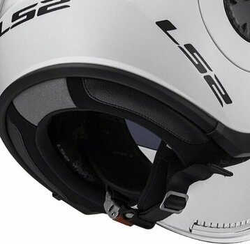 Helmet LS2 OF570 Verso Solid White XL Helmet - 8