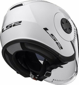 Helmet LS2 OF570 Verso Solid White S Helmet - 5