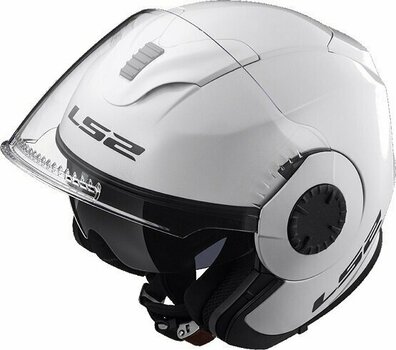 Helmet LS2 OF570 Verso Solid White S Helmet - 4