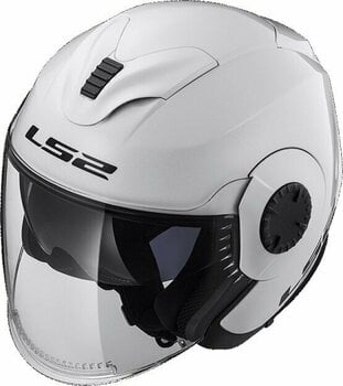 Helmet LS2 OF570 Verso Solid White S Helmet - 2