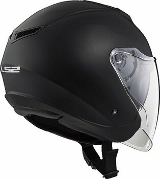 Helmet LS2 OF573 Twister II Solid Matt Black S Helmet - 7