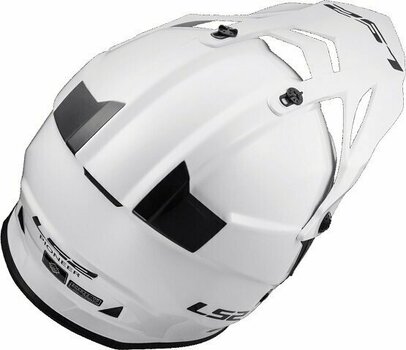 Helmet LS2 MX436 Pioneer Gloss Gloss White M Helmet - 3