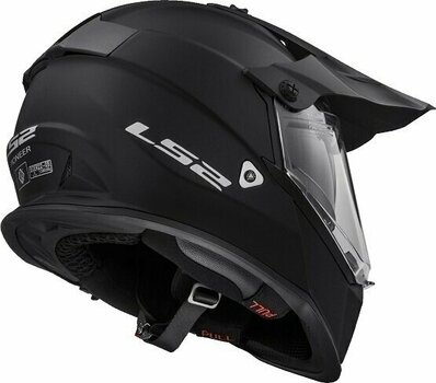 Helm LS2 MX436 Pioneer Solid Solid Matt Black S Helm - 5