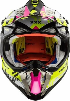 Helm LS2 MX470 Subverter Black Pink H-V Yellow S Helm - 4