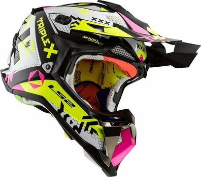 Ls2 Mx 470 Subverter Triplex Pink Hp7 Goggles Mx Helmet cross Helmet Motocross 