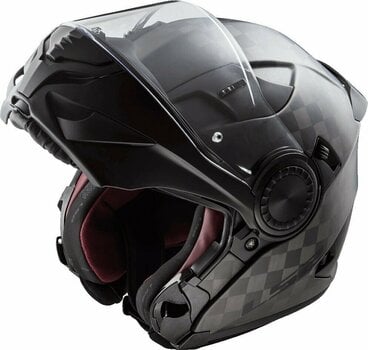 Helmet LS2 FF313 Vortex Carbon Matt Carbon XL Helmet - 2