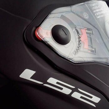 LS2 FF324 Metro Solid Matt Black, Fog Fighter (Pinlock) L