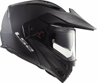 LS2 FF324 Metro Solid Matt Black, Fog Fighter (Pinlock) L